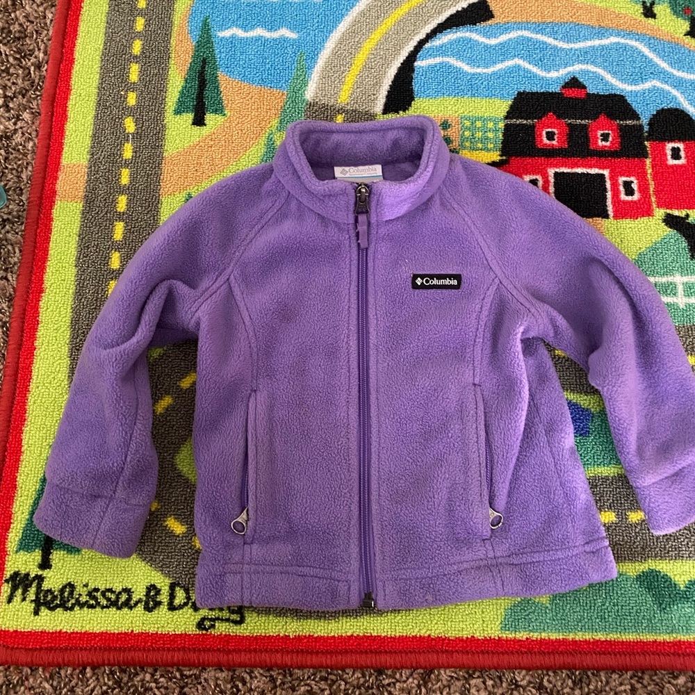 Columbia fleece zip jacket- Toddler